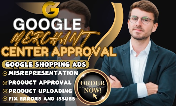 Gig Preview - Fix google merchant center suspension, misrepresentation and shopping ads