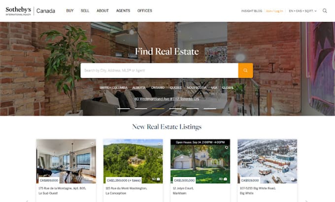 Gig Preview - Idx website real estate website idx agent website