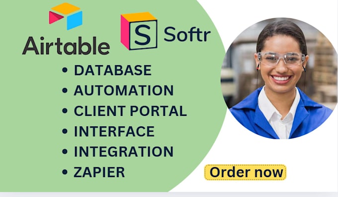 Gig Preview - Design custom softr website airtable zapier automation softr client portal