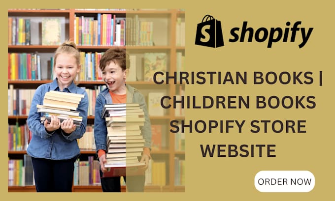 Bestseller - design christian books children books shopify store website