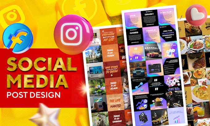 Bestseller - design super attractive and creative social media post