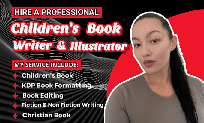 Gig Preview - Children ebook writer, ghost writer, kids story, children book editing, children