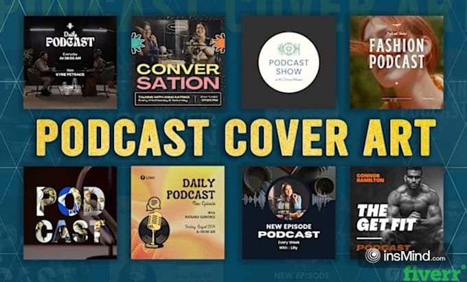 Gig Preview - Design a professional podcast cover art