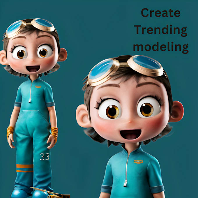 Gig Preview - 3d character modelling 3d modelling character for character game props and model