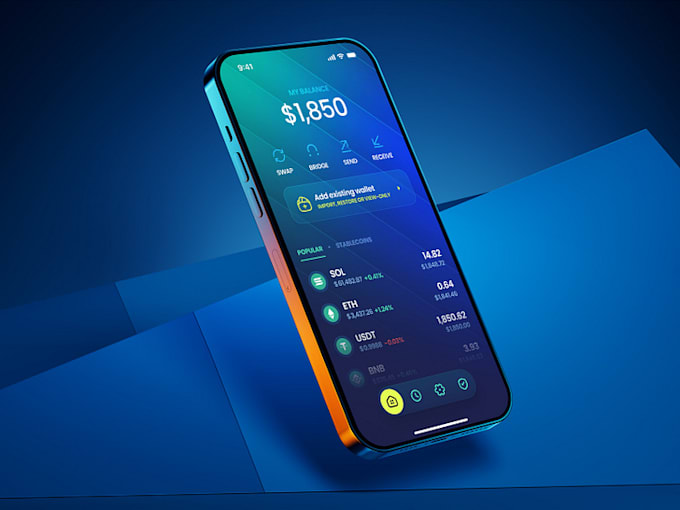 Gig Preview - Develop crypto wallet app crypto exchange app trust wallet app investment app