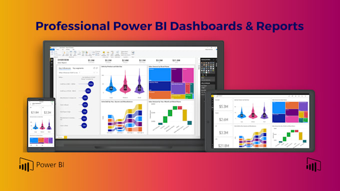 Gig Preview - Create quality power bi dashboards for data driven insight