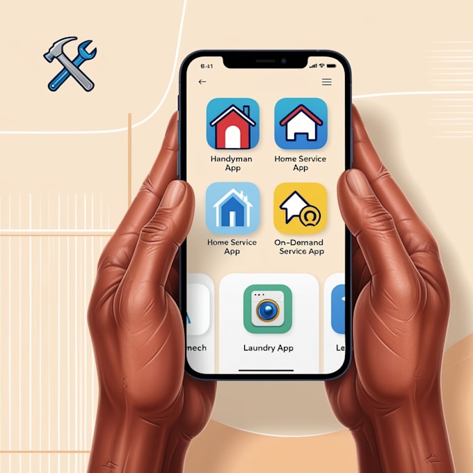 Gig Preview - Develoevelop handyman app, home service app, on demand service app, laundry app