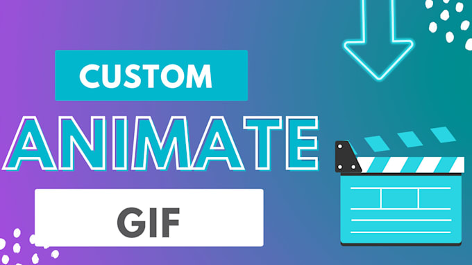 Gig Preview - Create an animated gif for logo, icon and character