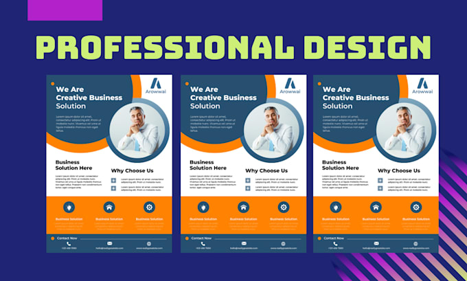 Bestseller - design digital business flyer poster pamphlet brochure banner company profile