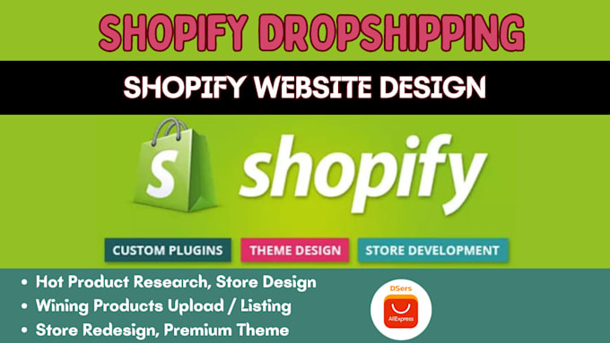 Bestseller - build shopify dropshipping store, shopify website design, shopify store redesign