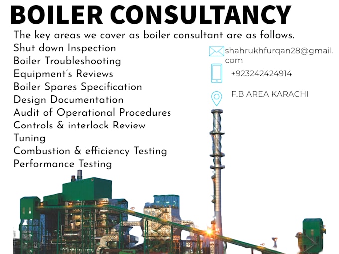 Bestseller - do consultancy of all kind fo steam boilers