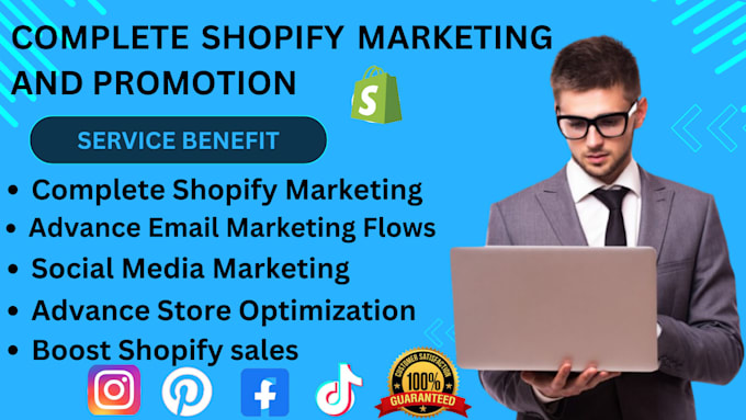 Gig Preview - Do complete shopify marketing and promotion to boost sales