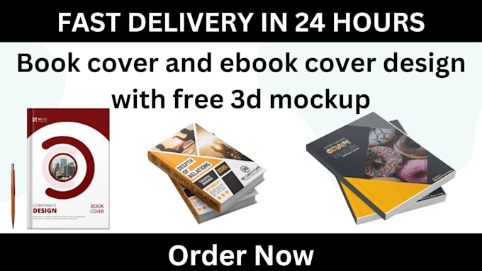 Gig Preview - Do book cover and ebook cover design with free 3d mockup