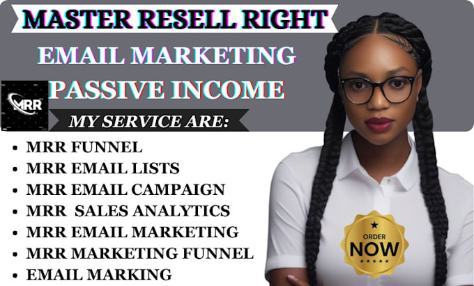 Gig Preview - Promote master resell right courses with email marketing, campaign, sales funnel