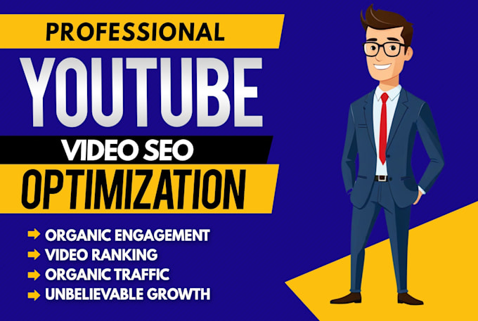 Gig Preview - Be your youtube channel manager and video SEO expert