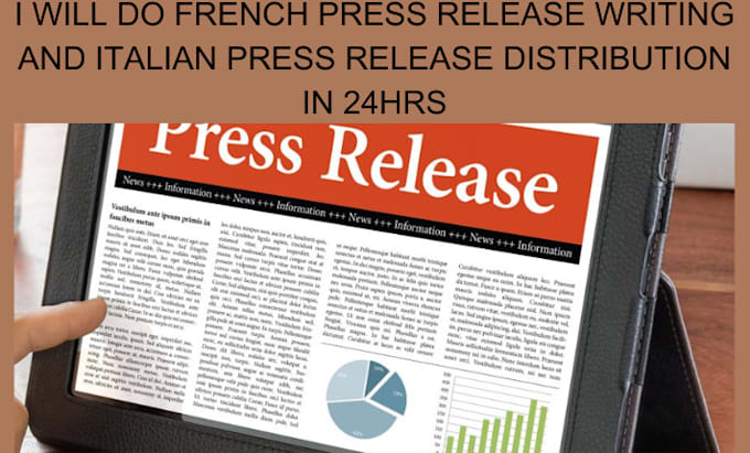 Gig Preview - Do french press release writing and italian press release distribution in 24hrs