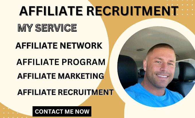 Gig Preview - Recruit members to your affiliate program affiliate promotion