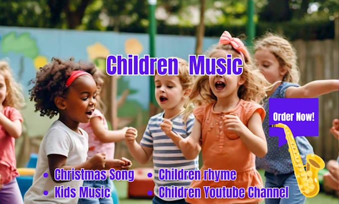 Gig Preview - Compose children song, female vocals singer for kids music or kids nursery rhyme