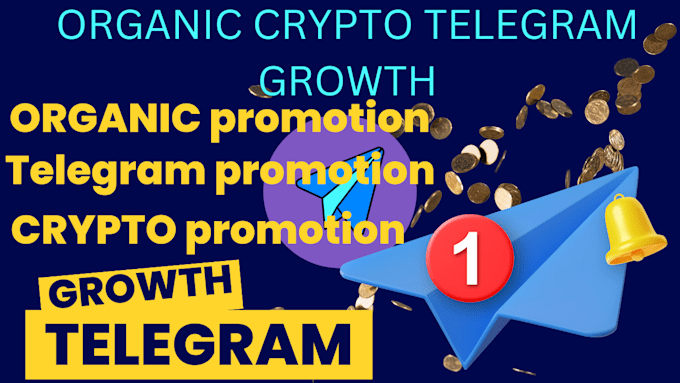 Gig Preview - Do organic crypto telegram growth, telegram promotion, crypto community, threads