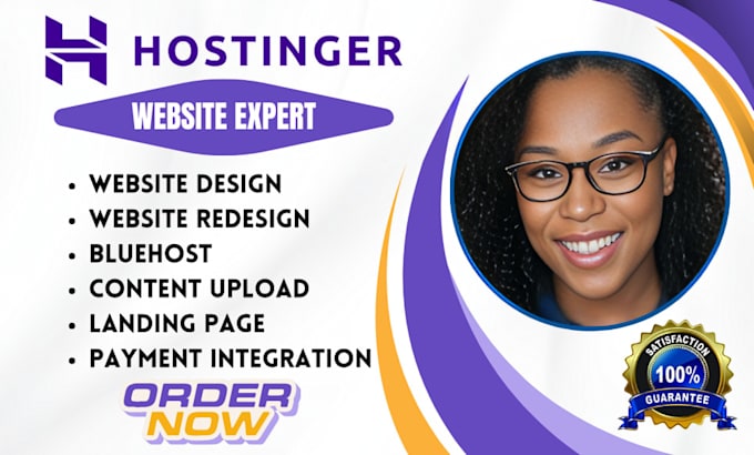 Bestseller - godaddy website design godaddy redesign hostinger website design hostinger desig