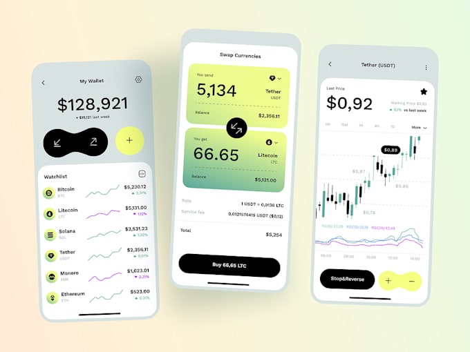 Gig Preview - Develop crypto trading app, stock trading app, forex trading app