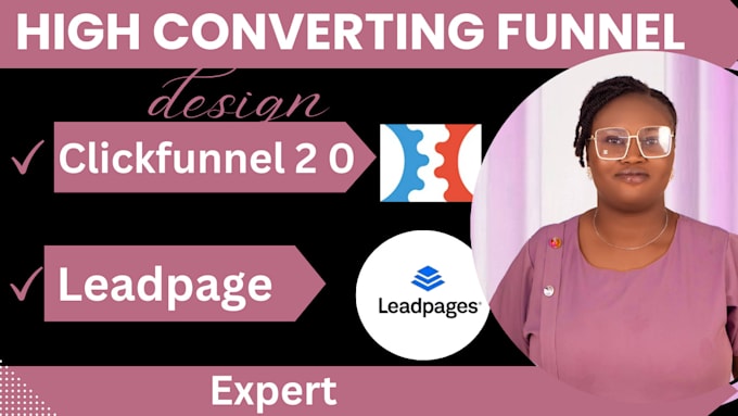 Bestseller - design clickfunnels, leadpage, clickfunnels 2 0 sales funnel