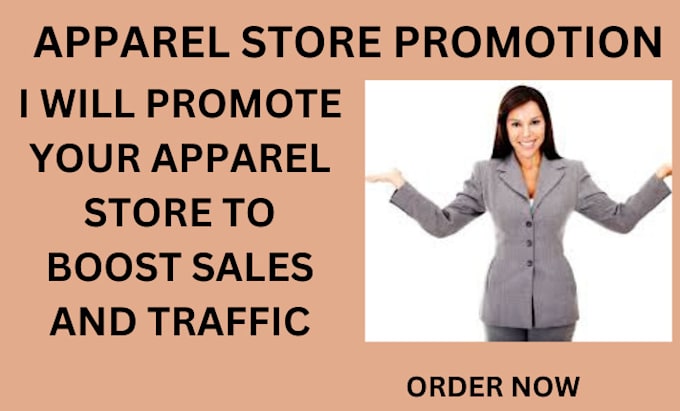 Gig Preview - Promote your apparel shop market research for retail fashion apparel products