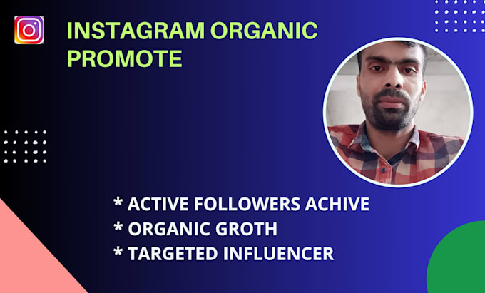 Gig Preview - Do manage to super fast instagram organic growth, promotion, and marketing