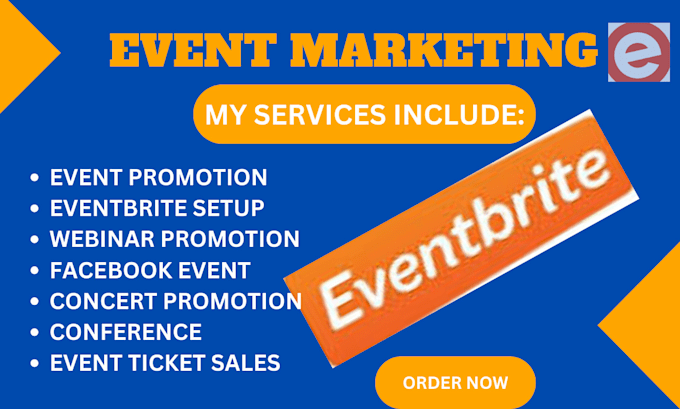 Gig Preview - Promote eventbrite, ticket booking, conference, webinar, event marketing