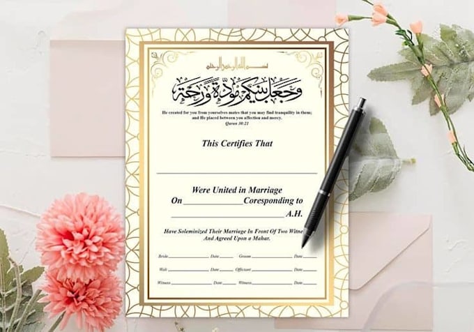 Gig Preview - Do a professional online nikah be your imam for your islamic wedding