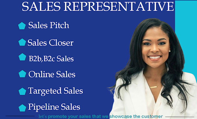 Gig Preview - Be your sales development representative and also your sales marketer management