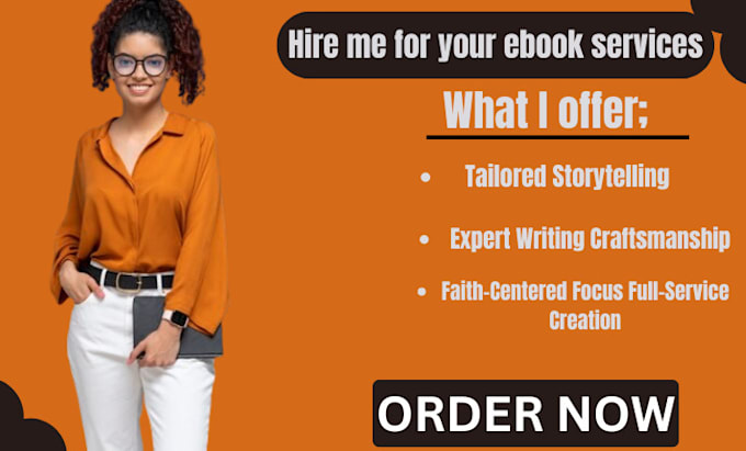 Gig Preview - Be your creative ghostwriter for christian ebook