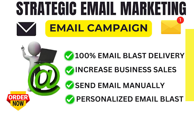 Gig Preview - Do bulk email blast, email marketing campaign using getresponse or klaviyo