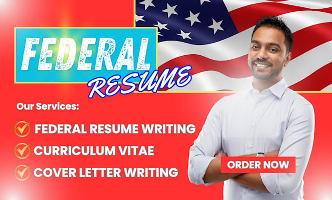 Gig Preview - Write ats federal resume, executive resume writing and cover letter, linkedin