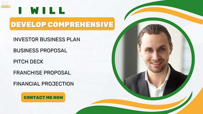 Gig Preview - Create investor business plan, financial plan, franchisee proposal, startups