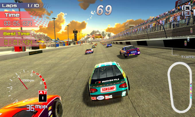 Gig Preview - Craft 3d car racing unity game development video game nft android ios unity game