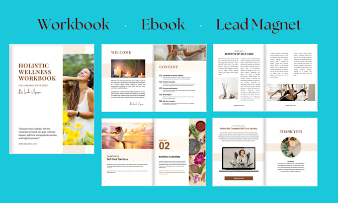 Gig Preview - Design your lead magnet pdf ebook and workbook