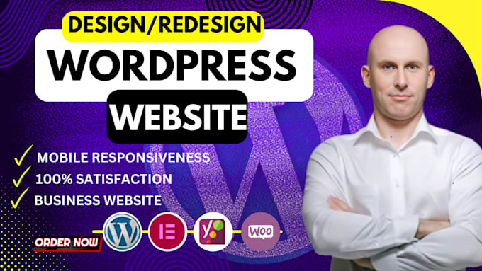 Gig Preview - Build create develop responsive divi wordpress business website website design