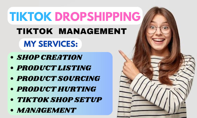 Gig Preview - Set up a passive income automated tiktok shop dropshipping listing with product