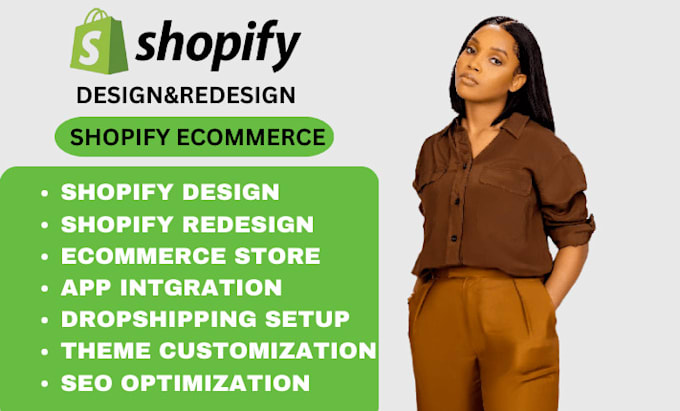 Gig Preview - Redesign shopify website design shopify website redesign shopify store design