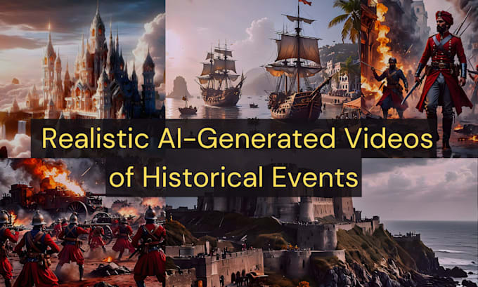 Gig Preview - Create history videos for social media using ai animation