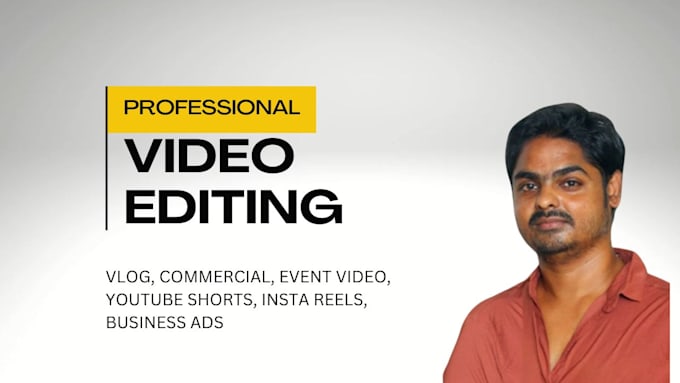 Gig Preview - Do professional video editing