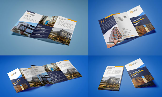 Gig Preview - Give trifold brochure leaflet company brochure with unlimited revisions