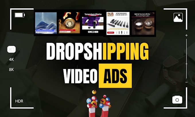 Gig Preview - Create viral dropshipping video ads and facebook video ads