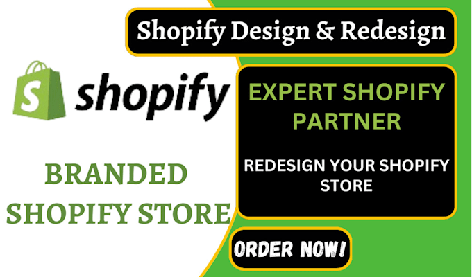 Gig Preview - Do shopify revamp, shopify edit, shopify pagefly, redesign shopify website