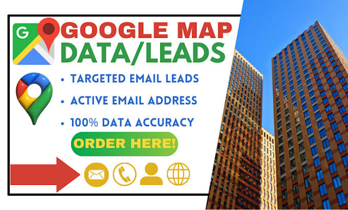 Gig Preview - Do google map scraping for 5000 email list address data and b2b local leads