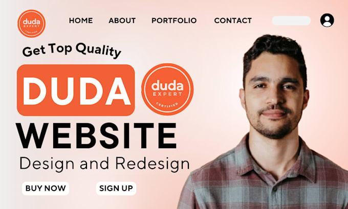 Gig Preview - Duda website design duda website redesign duda website builder design duda seo