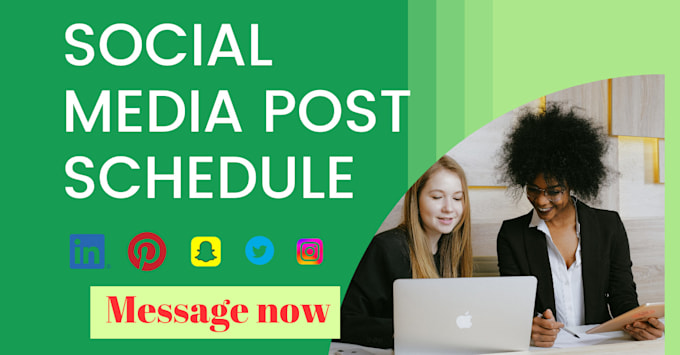 Gig Preview - Schedule social media posts on metricool planoly sendible tailwind socialpilot