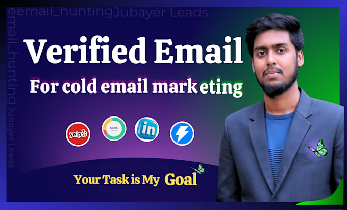 Gig Preview - Build verified email leads for cold email marketing and lead generation