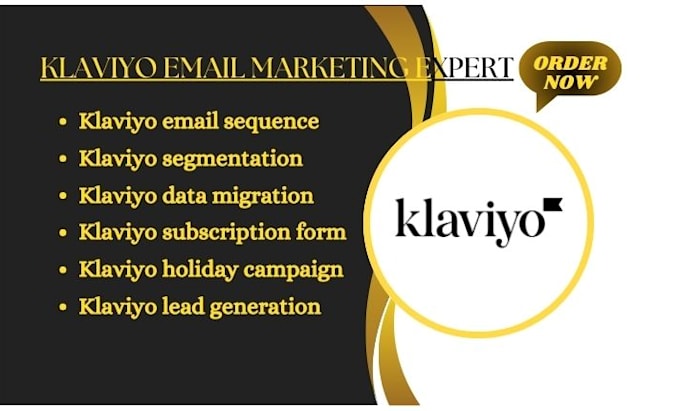 Gig Preview - Create klaviyo email sequences, klaviyo segmentation, and klaviyo data migration